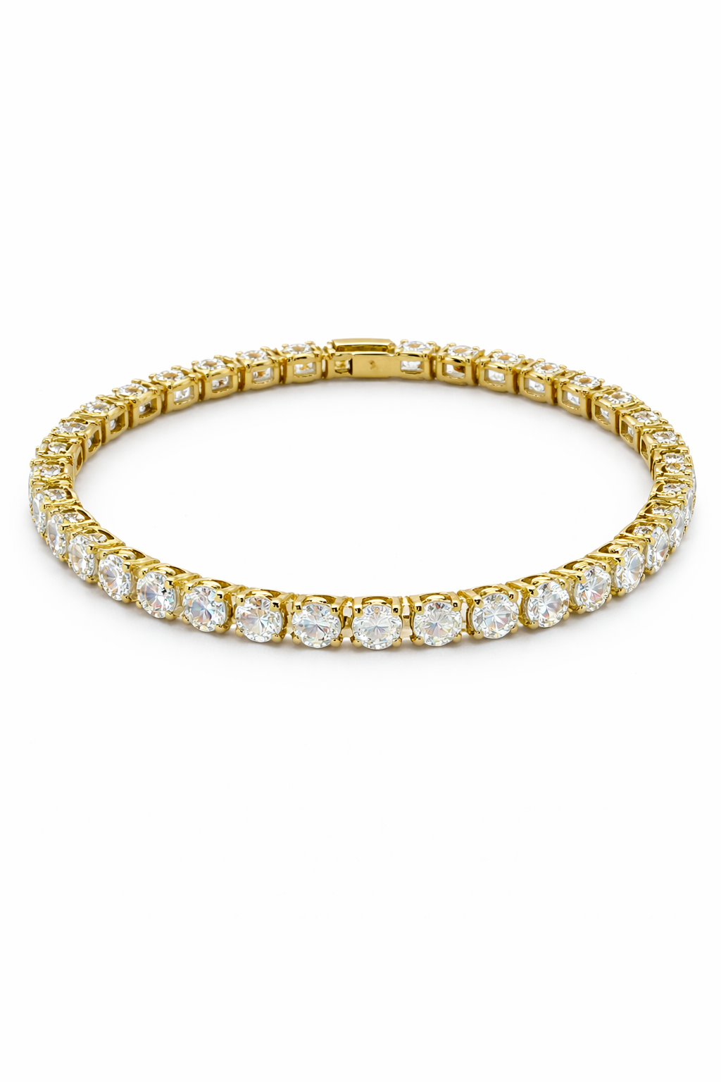 7E6AE517-D556-4D0E-AB40-18FC6BD1FCA1 Brățară placată cu aur galben Diamond Glow - imagine 1